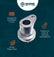 Drive Shaft Nut Wrench: Yamaha 5.3L 4-Stroke F425 Replacement for YB-06833