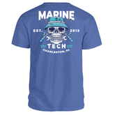 100% Cotton, Skull, Heavy Weight, Blue