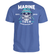 100% Cotton, Skull, Heavy Weight, Blue