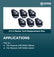 SET (6) Pins "S" Body - 4mm