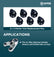 SET (6) Pins "L" Body - 5mm