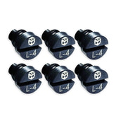 SET (6) Pins "L" Body - 4mm