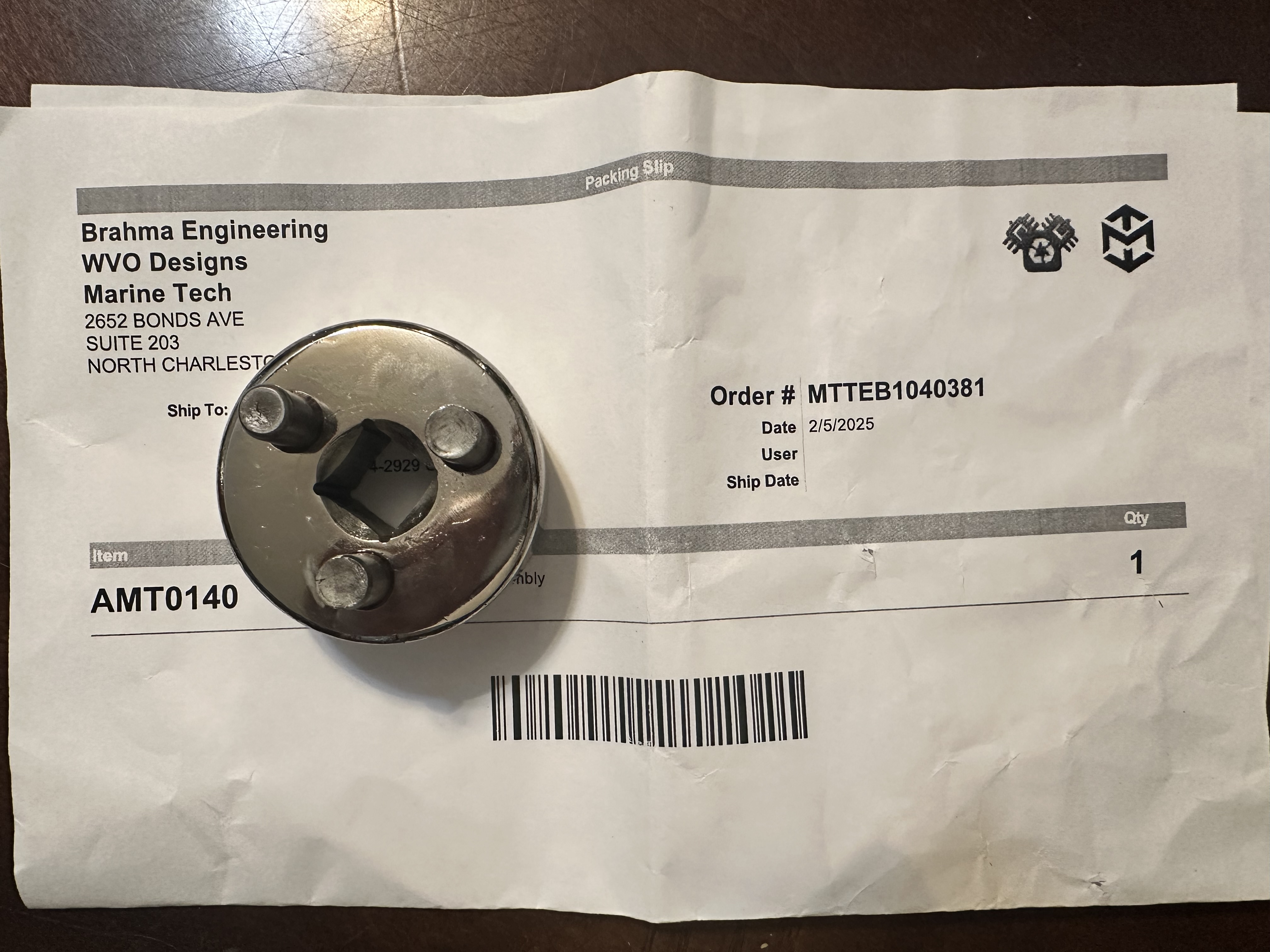 A real photo of BRP Tilt Piston Wrench Replacement T-553 by John (1)