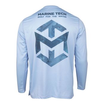 Marine Tech Long Sleeve MT Logo Blue