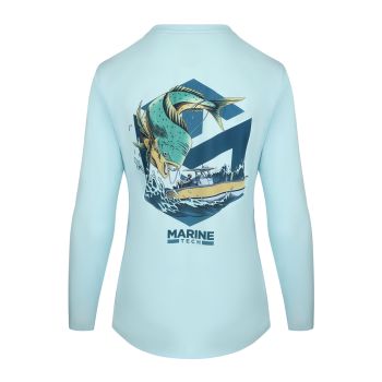 Women's Marine Tech Long Sleeve Mahi Mahi