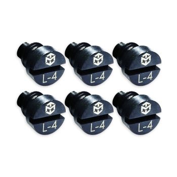 SET (6) Pins "L" Body - 4mm