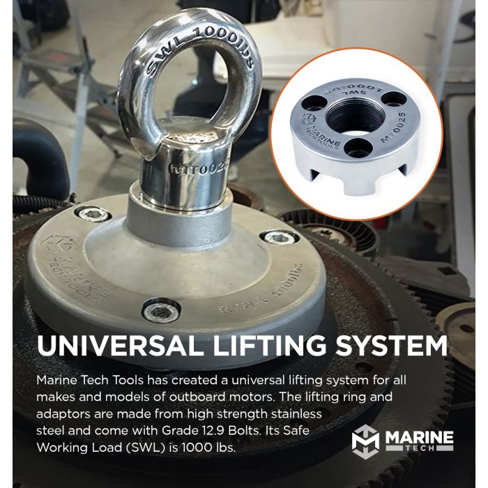 For OMC Evinrude, Johnson, BRP, ETEC Outboard Motor Lift Lifting - View #12