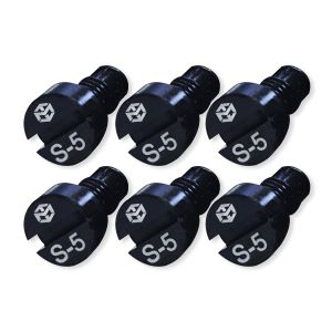 SET (6) Pins "S" Body - 5mm