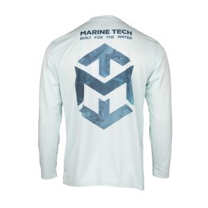Marine Tech Long Sleeve MTT Logo Design Seafoam